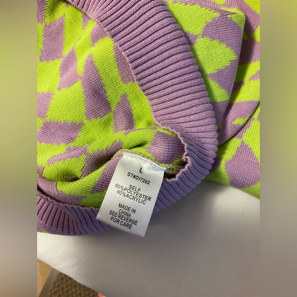 NWT Better Be stretch bodycon graphic sweater dress - Picture 8 of 8